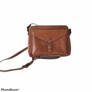 Patricia Nash Congac Brown Leather Crossbody Purse